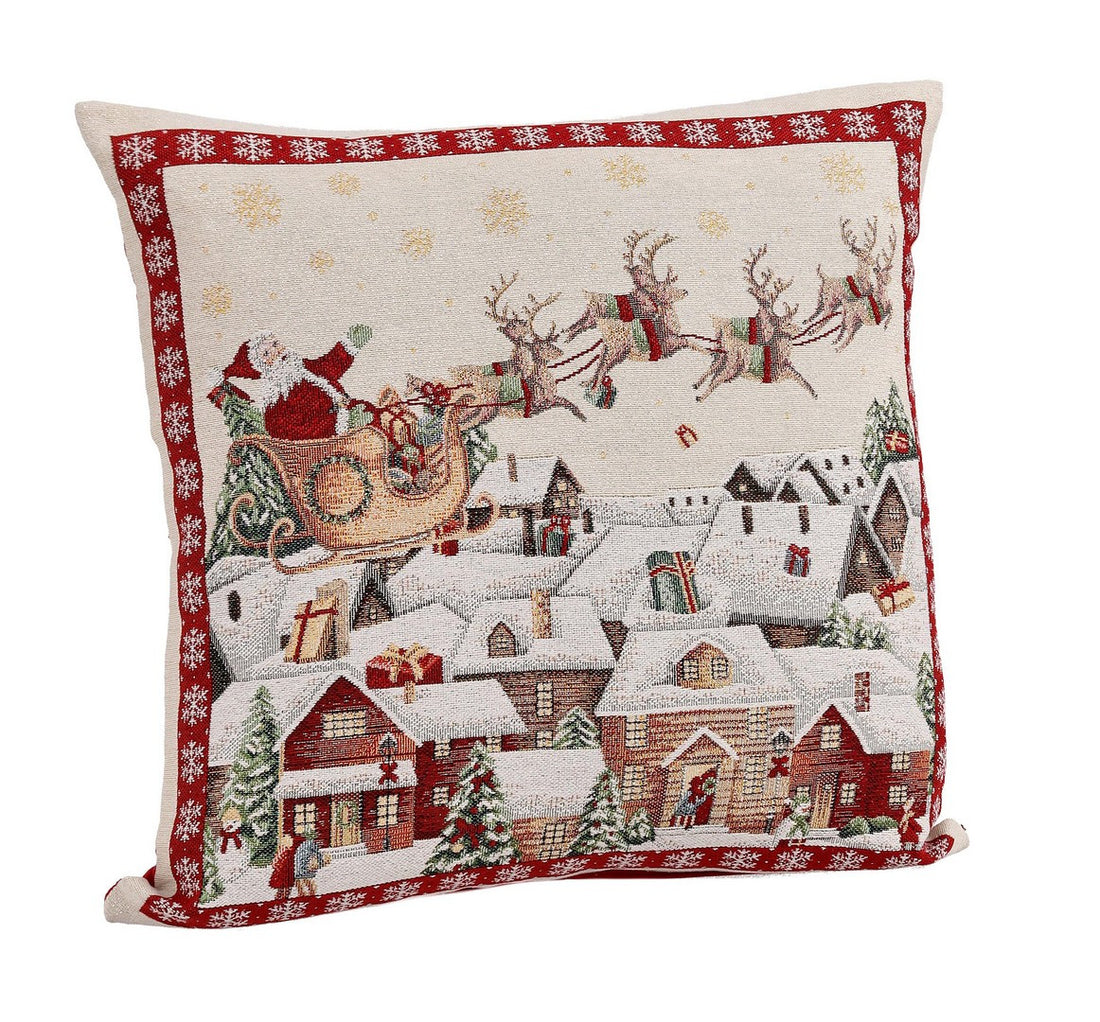 bizzotto bizzotto federa cuscino babbo natale lapland 45 x 45 cm bianco ean 8051836704046