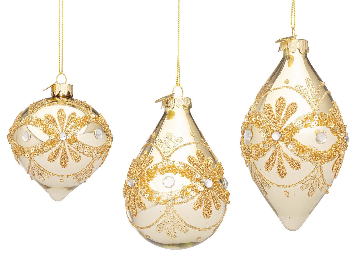 bizzotto bizzotto pendaglio di natale garish lucido ass vetro champagne 1 pz ean 8051836734708