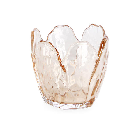 bizzotto bizzotto porta tealight 1p harald natale h 8 cm d 85 cm vetro ambra ean 8051836750975