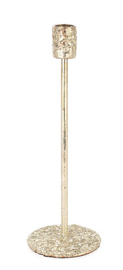 Bizzotto Portacandela di Natale Handley H 26 Cm D 8,5 Cm Metallo Argento