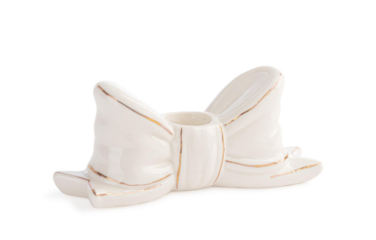 bizzotto bizzotto portacandela di natale lovable fiocco h 55 cm 137 x 44 cm ceramica bianco ean 8051836752719