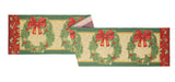 bizzotto bizzotto runner coronet di natale 183 x 33 cm verde ean 8051836733213