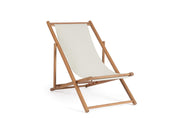 Bizzotto Danubio Sdraio Bianco Acacia FSC Effetto Teak