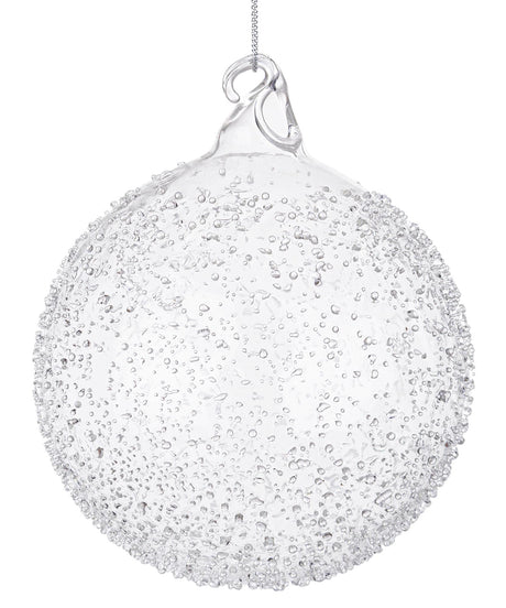 bizzotto bizzotto sfera di natale saturno d 10 cm vetro trasparente ean 8051836594586