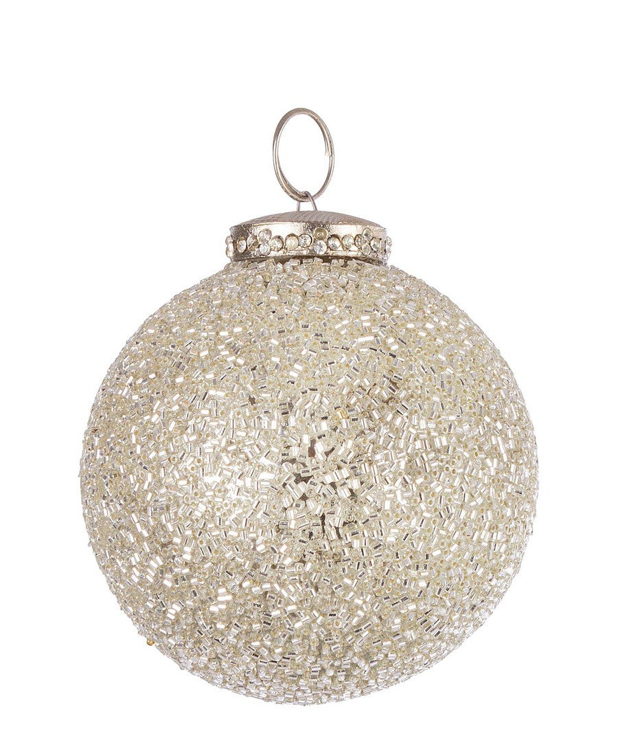 bizzotto bizzotto sfera di natale viktoria d 80 mm vetro champagne ean 8051836763760