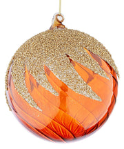 Bizzotto Sfera di Natale Vortex D 150 Mm Vetro Marrone Oro