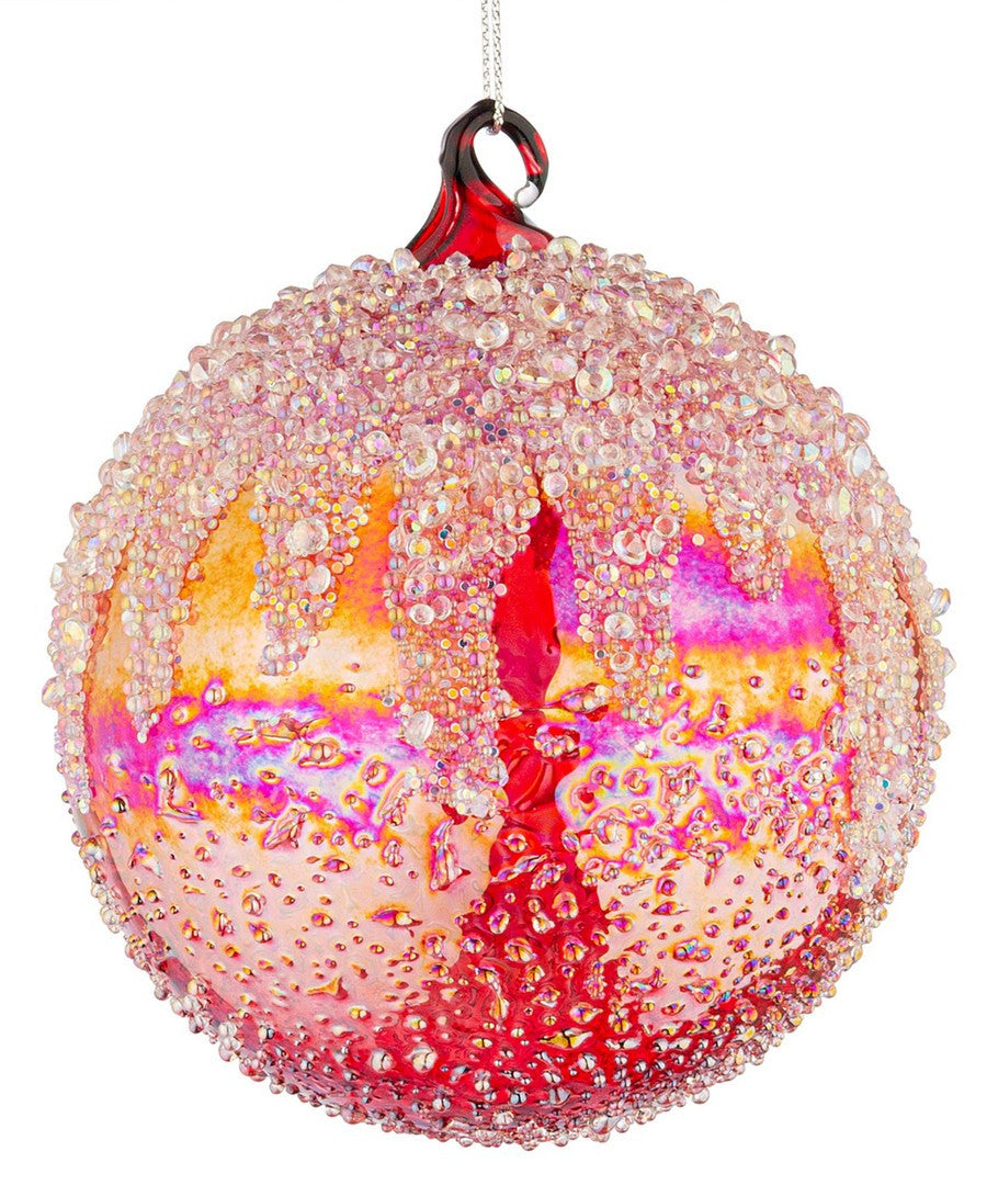 bizzotto bizzotto sfera di natale wink d 100 mm vetro rosso ean 8051836734494