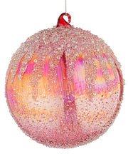 Bizzotto Sfera di Natale Wink D 150 Mm Vetro Rosso