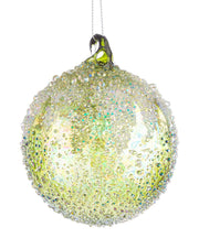 Bizzotto Sfera di Natale Wink D 80 Mm Vetro Verde