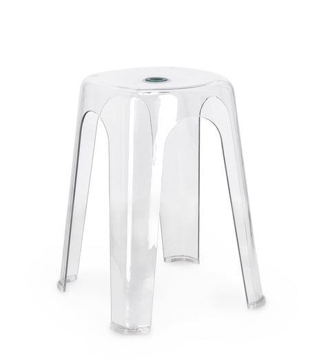 bizzotto bizzotto sgabello sonny h 465 cm bianco trasparente ean 8051836671737