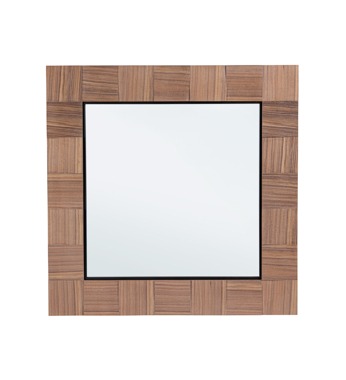 bizzotto bizzotto specchio con cornice alfada 106 x 106 cm legno di noce ean 8051836762138