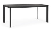 Bizzotto Alcora Tavolo Outdoor Antracite Alluminio Pietra 180×90 cm