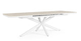 Bizzotto Bizzotto Ausziehbarer Tisch Pascal 200 260 x 100 cm weiß EAN 8051836778788