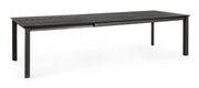 Bizzotto Konnor Tavolo Allungabile Antracite Alluminio 200–300 cm