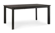 Bizzotto Konnor Tavolo Allungabile Antracite Alluminio 160–240 cm
