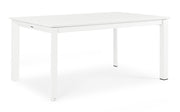 Bizzotto Konnor Tavolo Allungabile Bianco Alluminio 160–240 cm