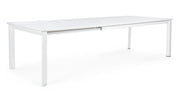 Bizzotto Konnor Tavolo Allungabile Bianco Alluminio 200–300 cm
