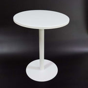 BONTURI CASA HOME DECORATION Tavolino Metallo H 50 Cm D 40 Cm Bianco