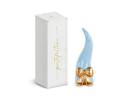 Cupido&Co. Cornetto Celeste con Fiocco Oro H 120 Mm con Scatola Ideale Bomboniera