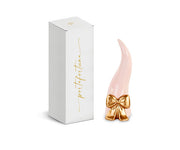 Cupido&Co. Cornetto Rosa con Fiocco Oro H 120 Mm con Scatola Ideale Bomboniera