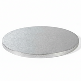 Cakeboard Karma Decora Silver tondo argentato diametro 50cm H1,2cm, cellulosa rivestita alluminio. Base rigida professionale per torte. ean 8024622056803