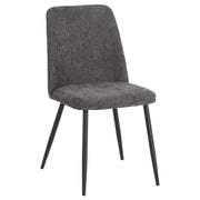 DI.MO Sedia Tracy in Tessuto Grigio Scuro 57x45x84 cm – Design Moderno