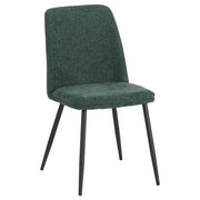 DI.MO Sedia Tracy in Tessuto Verde Scuro 57x45x84 cm – Design Moderno