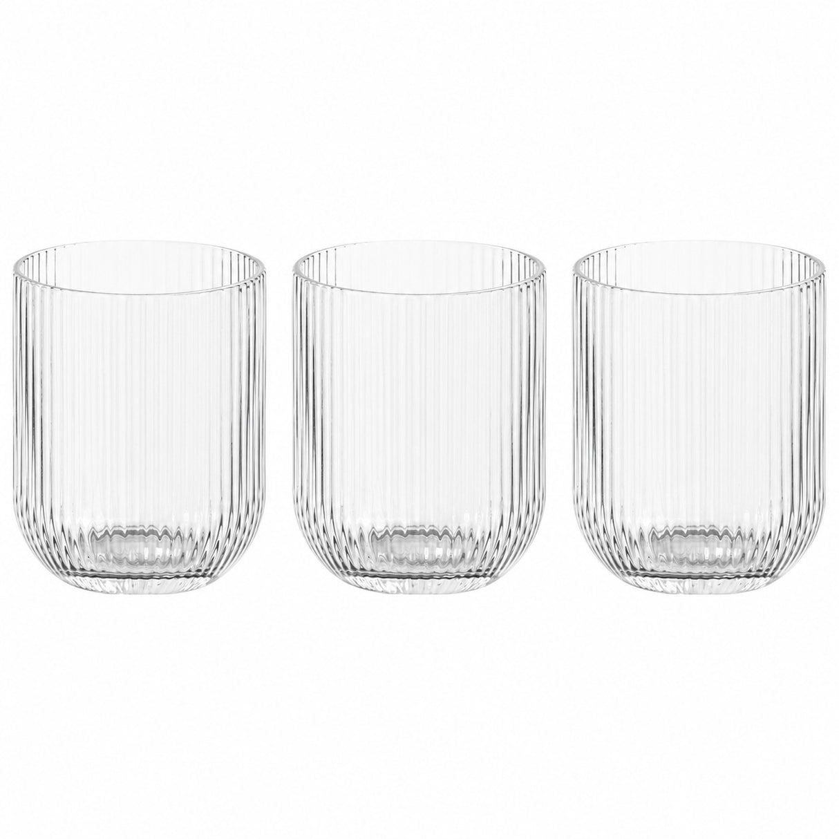 di mo di mo set 3 bicchieri pillar cc 260 vetro trasparente ean 8010402505562