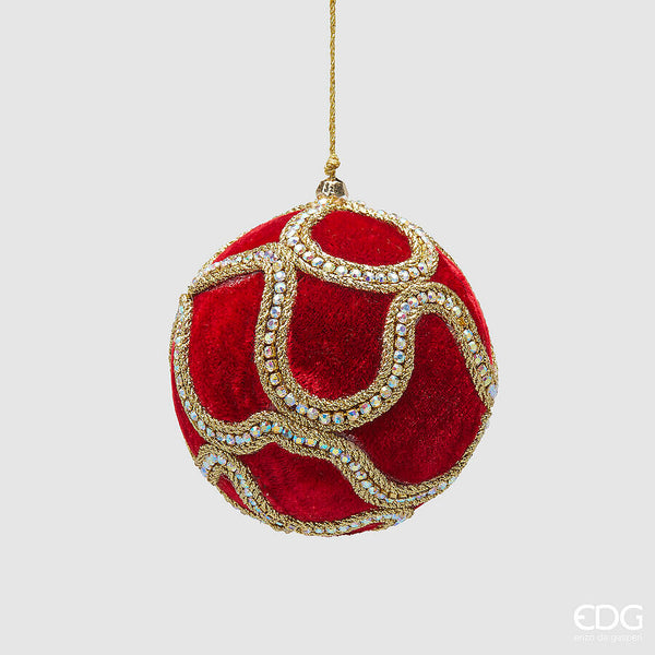EDG - Enzo De Gasperi Tête de Père Noël avec couronne à