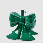EDG Enzo De Gasperi Base per Albero Natale Pino Fiocco H 45 Cm L 43 Cm L 43 Cm Verde