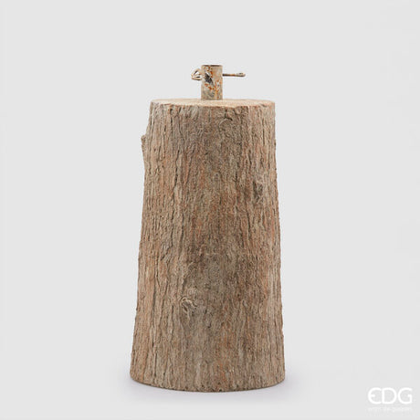 edg enzo de gasperi base tronco per pino h 55 cm d 30 cm 14 kg natural ean 8056372547508