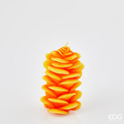 EDG Enzo De Gasperi Candela Ginger H 16 Cm D 10 Cm Giallo Arancione