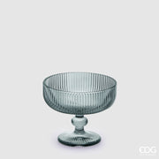 EDG Enzo De Gasperi Coppa Righe H  10 Cm D 12 Cm Colore Grigio 4 Pz