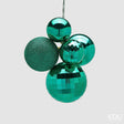 edg enzo de gasperi edg enzo de gasperi addobbo di natale grappolo mirrormix 5 pz green ean 8059824555502