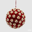 edg enzo de gasperi edg enzo de gasperi addobbo palla di natale elizabeth d 12 cm red ean 8059824536365