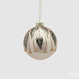 edg enzo de gasperi edg enzo de gasperi addobbo palla di natale foglie d 8 cm vetro green gold ean 8059824389947