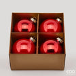 edg enzo de gasperi edg enzo de gasperi addobbo palla di natale vetro d 10 cm cf 4 pz rosso ean 8054184962410