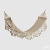 edg enzo de gasperi edg enzo de gasperi amaca con frange 200 x 100 cm bianco ean 8056372917806