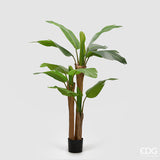 edg enzo de gasperi edg enzo de gasperi banano con vaso pianta artificiale h 150 cm verde ean 8059824607126