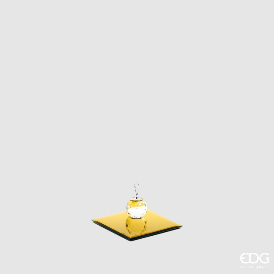 edg enzo de gasperi edg enzo de gasperi base specchio quadrata 12 x 12 cm gold ean 8059824181381
