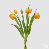 edg enzo de gasperi edg enzo de gasperi bouquete tulipano chiuso x4 h 40 cm con bocciolo giallo arancione ean 8059824612762