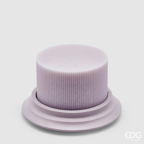 edg enzo de gasperi edg enzo de gasperi candela dorica con piatto h 10 cm d 15 cm lavender ean 8059824120601