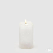 EDG Enzo De Gasperi Candela Led Starry con Moccolo H 12,5 Cm D 7,5 Cm IP20 Avorio