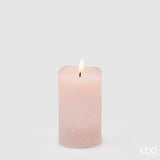 edg enzo de gasperi edg enzo de gasperi candela led starry con moccolo h 125 cm d 75 cm ip20 rosa chiaro ean 8059824475756