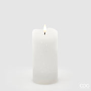 EDG Enzo De Gasperi Candela Led Starry con Moccolo H 15 Cm D 7,5 Cm IP20 Avorio