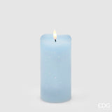 edg enzo de gasperi edg enzo de gasperi candela led starry con moccolo h 15 cm d 75 cm ip20 celeste ean 8059824475718