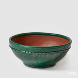 edg enzo de gasperi edg enzo de gasperi ciotola fenice deco h 23 cm d 60 cm ceramica waterproof verde ean 8056372828492