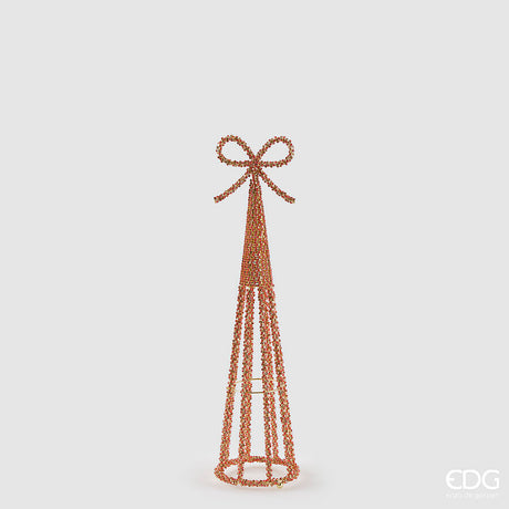 edg enzo de gasperi edg enzo de gasperi cono jewel di natale h 48 cm red gold ean 8059824497475