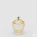 edg enzo de gasperi edg enzo de gasperi contenitore decorativo micro quadretti bombato h 115 cm d 85 cm giallo ean 8059824610539