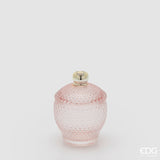 edg enzo de gasperi edg enzo de gasperi contenitore decorativo micro quadretti bombato h 115 cm d 85 cm rosa ean 8059824610553